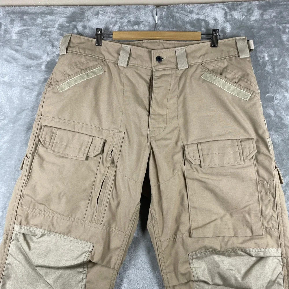 Kitanica All Season Tactical Pants Mens XL Tan Ripstop Cargo Made in USA ASP